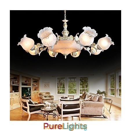 Designer Touch Decorative Chandelier Traditional Classic Vintage Retro Metal