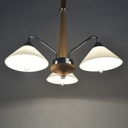 Designer Touch Decorative Modern Contemporary Country Electroplated Feature for Wood Bamboo Chandelier