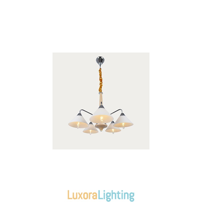 Designer Touch Decorative 5 Light Modern Contemporary Chandelier for