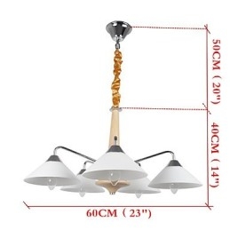 Designer Touch Decorative 5 Light Modern Contemporary Chandelier for