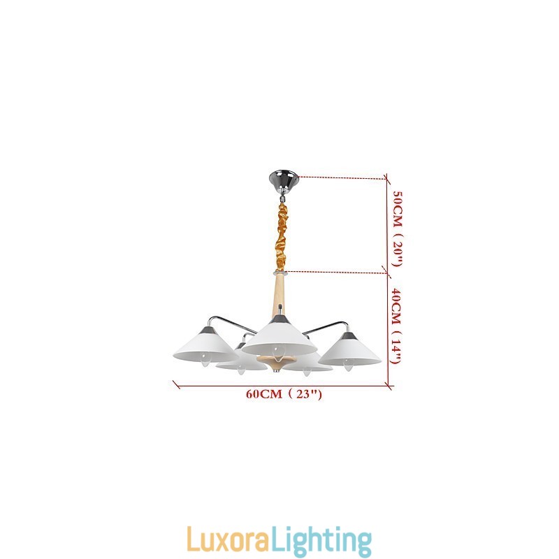 Designer Touch Decorative 5 Light Modern Contemporary Chandelier for