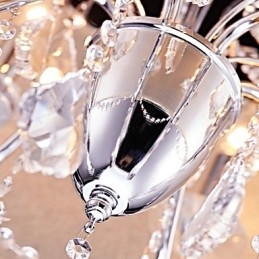 Designer Touch Decorative Modern Contemporary Traditional Classic Country Chrome Feature for Crystal Mini Style Designers Metal Chandelier