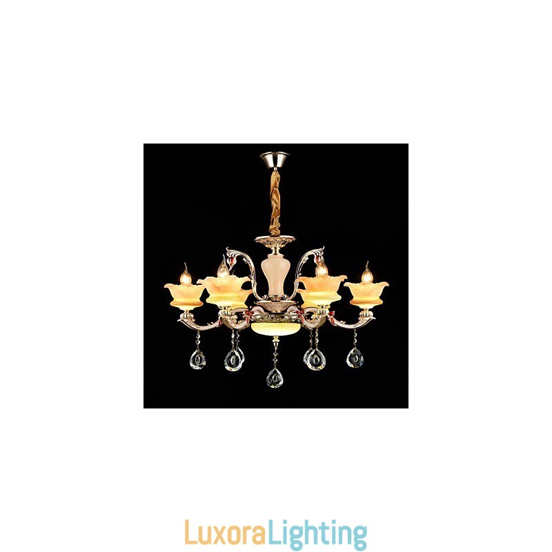 Designer Touch Decorative Modern Contemporary Traditional Classic Zinc Alloy Feature for Crystal Mini Style Metal Pendant Light