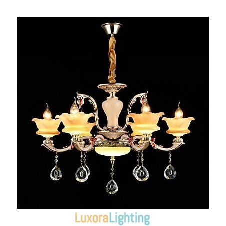 Designer Touch Decorative Modern Contemporary Traditional Classic Zinc Alloy Feature for Crystal Mini Style Metal Pendant Light
