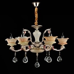 Designer Touch Decorative Modern Contemporary Traditional Classic Zinc Alloy Feature for Crystal Mini Style Metal Pendant Light