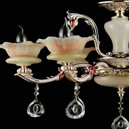 Designer Touch Decorative Modern Contemporary Traditional Classic Zinc Alloy Feature for Crystal Mini Style Metal Pendant Light