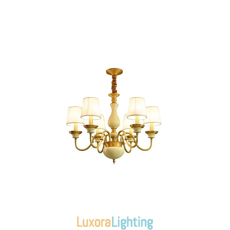 Designer Touch Decorative All Copper Chandelier Jade Chandelier