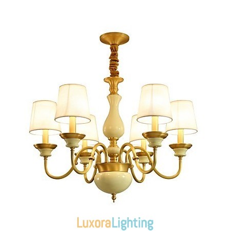 Designer Touch Decorative All Copper Chandelier Jade Chandelier