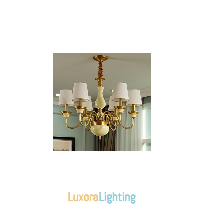 Designer Touch Decorative All Copper Chandelier Jade Chandelier