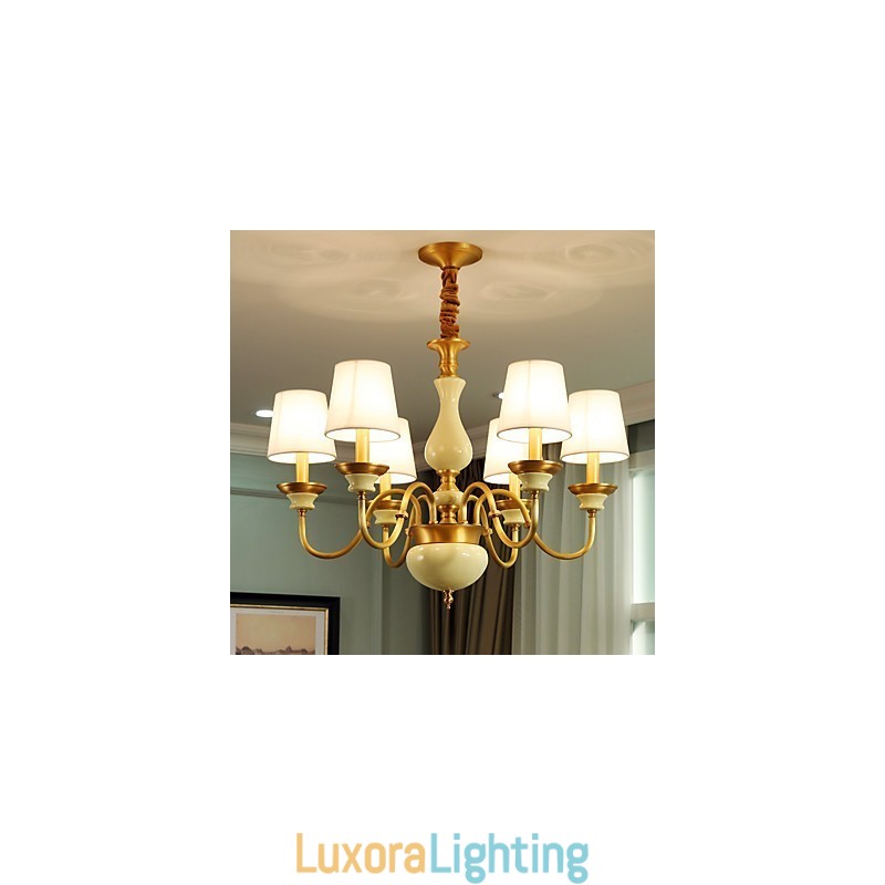 Designer Touch Decorative All Copper Chandelier Jade Chandelier