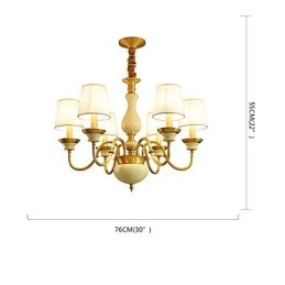 Designer Touch Decorative All Copper Chandelier Jade Chandelier