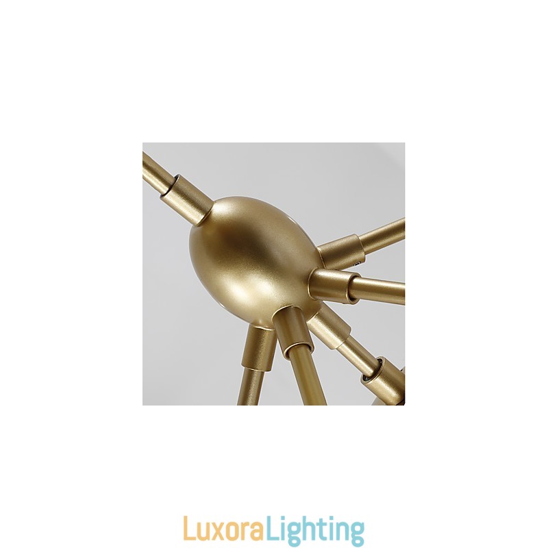 Designer Touch Decorative Fifteen Light Post Modern Europe Style Modo Metal Glass Pendant Lamp the Foyer Decorate Industrial Chandelier Lamp