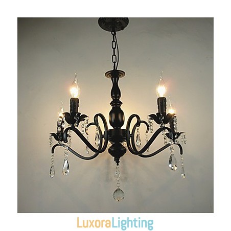 Designer Touch Decorative Novelty Lightings European Style Wrought Iron Lamp Originality Individuality Decoration Candle Lamp Chandelier