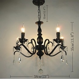 Designer Touch Decorative Novelty Lightings European Style Wrought Iron Lamp Originality Individuality Decoration Candle Lamp Chandelier