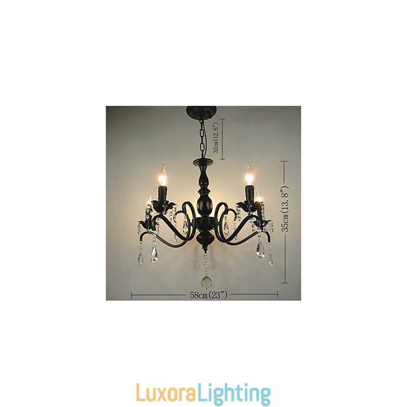 Designer Touch Decorative Novelty Lightings European Style Wrought Iron Lamp Originality Individuality Decoration Candle Lamp Chandelier