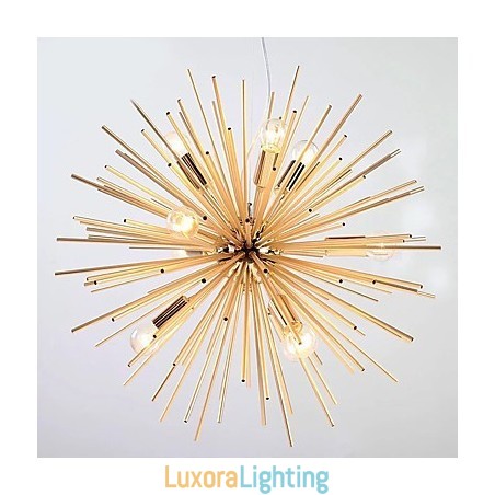 Designer Touch Decorative Retro Imitation Copper Creative line 10 Lights