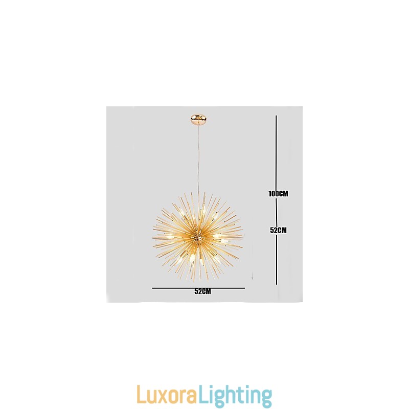 Designer Touch Decorative Retro Imitation Copper Creative line 10 Lights