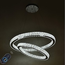 Designer Touch Decorative Indoor Crystal Chandelier Modern Pendant Light Ceiling Light Dimmable Lighting Lamp with Remote Control