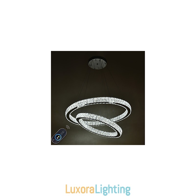 Designer Touch Decorative Indoor Crystal Chandelier Modern Pendant Light Ceiling Light Dimmable Lighting Lamp with Remote Control