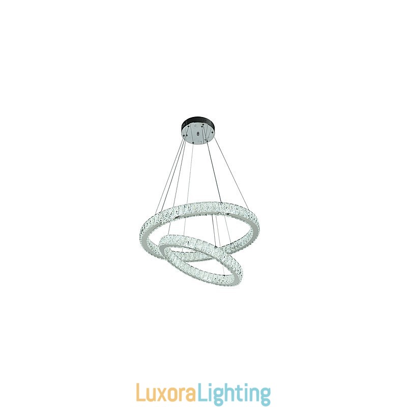 Designer Touch Decorative Indoor Crystal Chandelier Modern Pendant Light Ceiling Light Dimmable Lighting Lamp with Remote Control