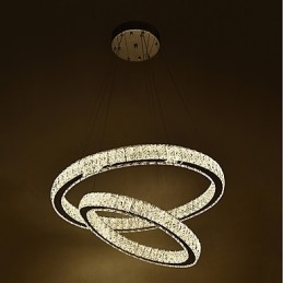 Designer Touch Decorative Indoor Crystal Chandelier Modern Pendant Light Ceiling Light Dimmable Lighting Lamp with Remote Control
