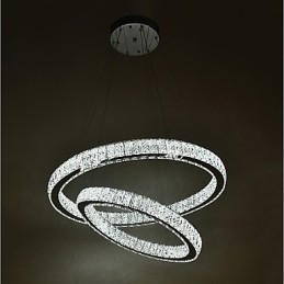 Designer Touch Decorative Indoor Crystal Chandelier Modern Pendant Light Ceiling Light Dimmable Lighting Lamp with Remote Control