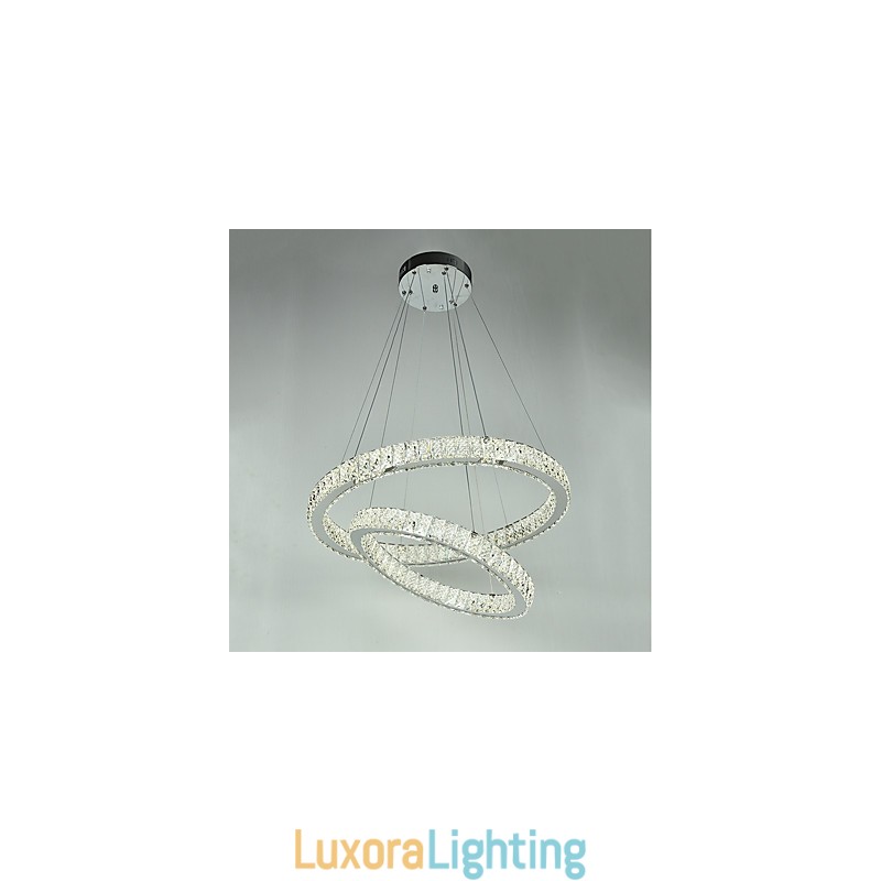 Designer Touch Decorative Indoor Crystal Chandelier Modern Pendant Light Ceiling Light Dimmable Lighting Lamp with Remote Control