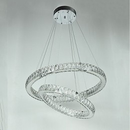 Designer Touch Decorative Indoor Crystal Chandelier Modern Pendant Light Ceiling Light Dimmable Lighting Lamp with Remote Control