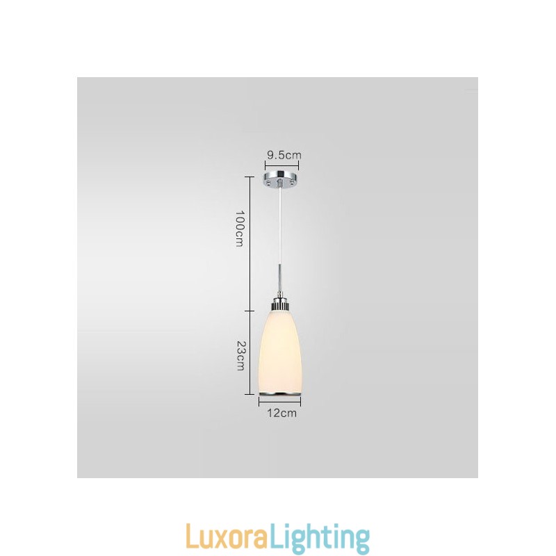 Designer Touch Decorative 1 Light Modern Contemporary Integrated Metal Pendant Light