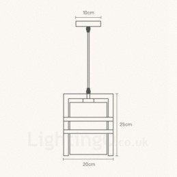 Designer Touch Decorative 1 Light Wood Retro Vintage Pendant Light with Fabric Shade