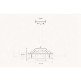 Designer Touch Decorative 1 Light Wood Modern Contemporary Nordic style Pendant Light with Glass Shade