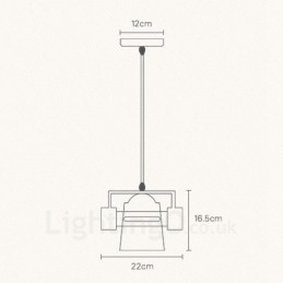 Designer Touch Decorative 1 Light Wood Modern Contemporary Nordic style Pendant Light with Fabric Shade