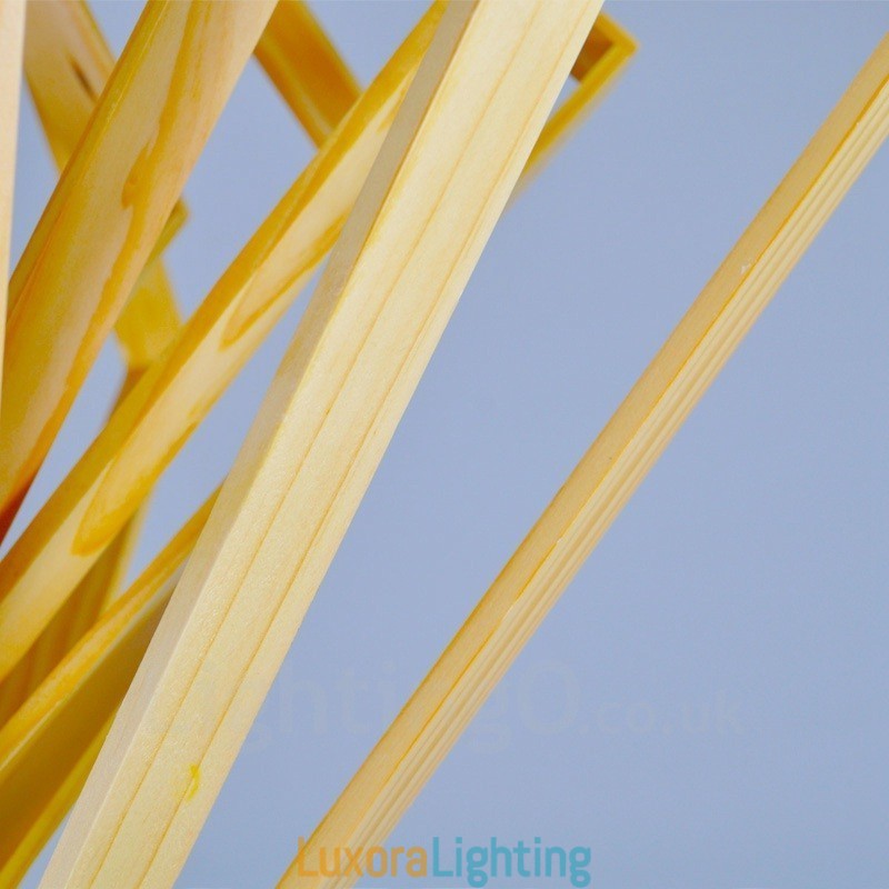 Designer Touch Decorative 1 Light Wood Modern Contemporary Nordic style Pendant Light with Wood Shade