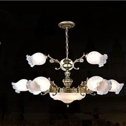 Designer Touch Decorative Chandelier Traditional Classic Vintage Retro Metal