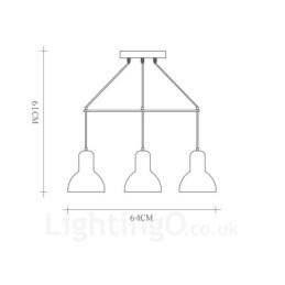 Designer Touch Decorative 5 Light Wood Modern Contemporary Pendant Light with Iron Shade