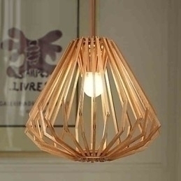 Designer Touch Decorative Chandelier Mini Style Traditional Classic Wood Bamboo