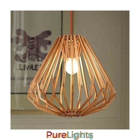 Designer Touch Decorative Chandelier Mini Style Traditional Classic Wood Bamboo