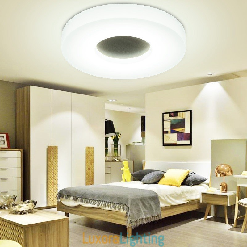 Designer Touch Decorative Modern Contemporary Flush Mount Ceiling Lights with Acrylic Shade