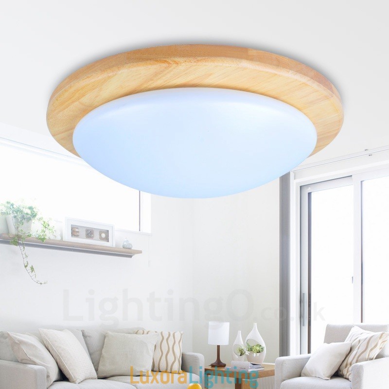 Designer Touch Decorative Modern Contemporary Flush Mount Ceiling Lights with Acrylic Shade