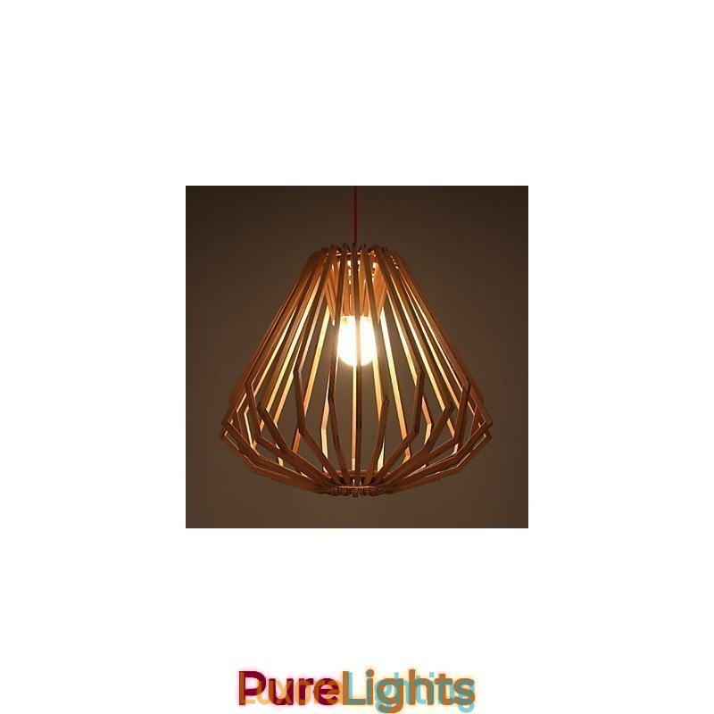 Designer Touch Decorative Chandelier Mini Style Traditional Classic Wood Bamboo