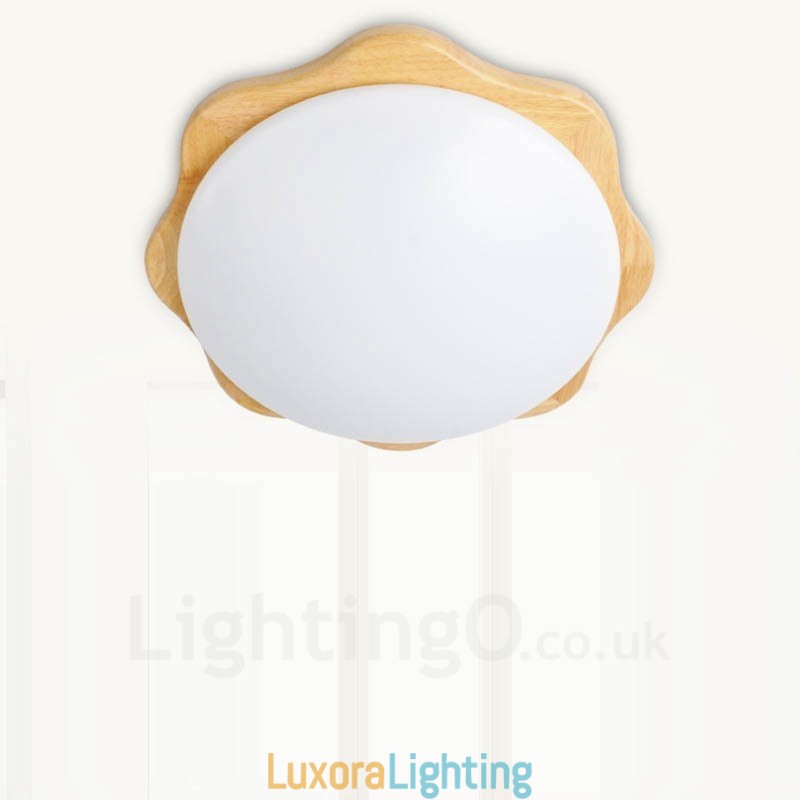 Designer Touch Decorative Modern Contemporary Flush Mount Ceiling Lights with Acrylic Shade