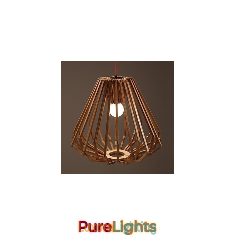 Designer Touch Decorative Chandelier Mini Style Traditional Classic Wood Bamboo