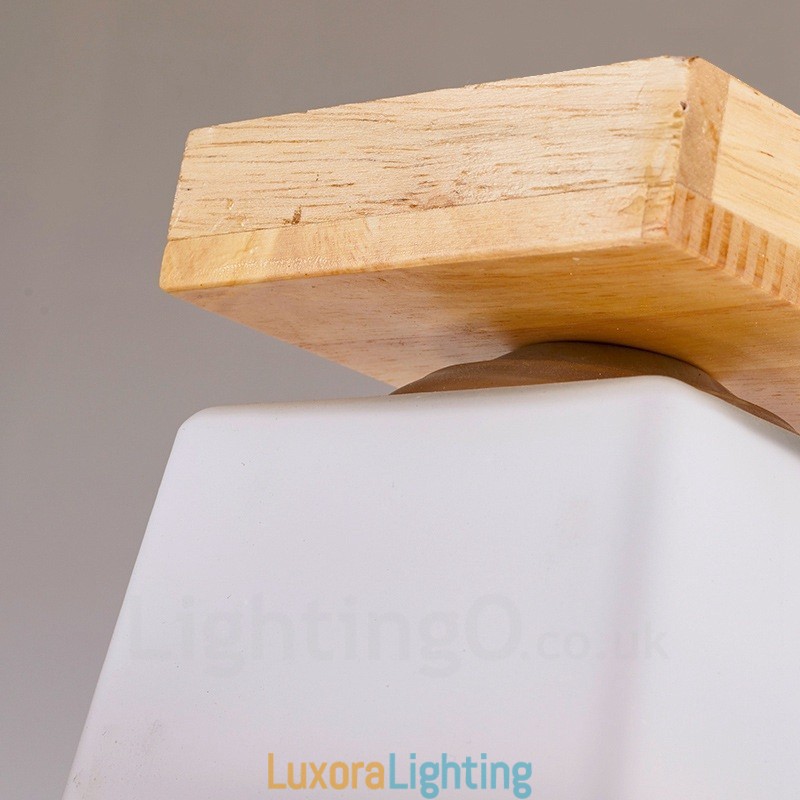 Designer Touch Decorative 1 Light Modern Contemporary Nordic style Flush Mount Ceiling Lights with Glass Shade