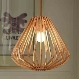 Designer Touch Decorative Chandelier Mini Style Traditional Classic Wood Bamboo