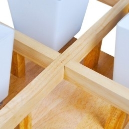 Designer Touch Decorative 4 Light Modern Contemporary Flush Mount Ceiling Lights with Glass Shade