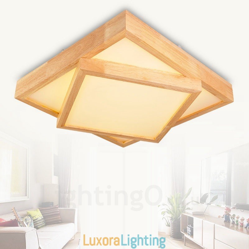 Designer Touch Decorative Modern Contemporary Flush Mount Ceiling Lights with Acrylic Shade