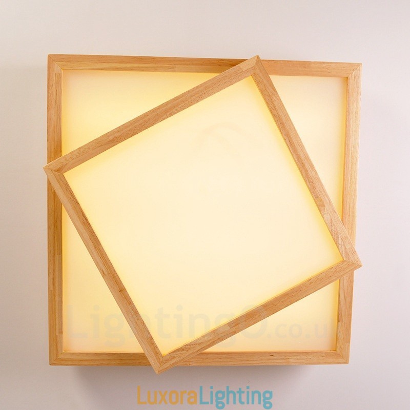 Designer Touch Decorative Modern Contemporary Flush Mount Ceiling Lights with Acrylic Shade