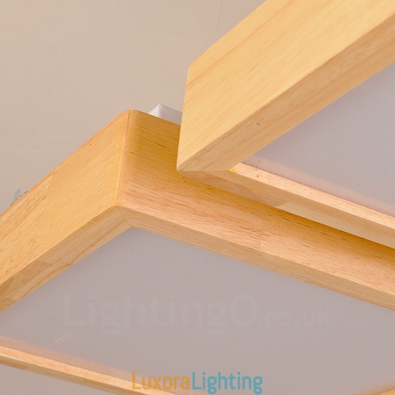 Designer Touch Decorative 4 Light Modern Contemporary Nordic style Flush Mount Ceiling Lights with Acrylic Shade