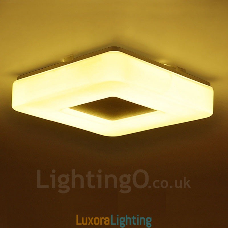 Designer Touch Decorative Modern Contemporary Flush Mount Ceiling Lights with Acrylic Shade