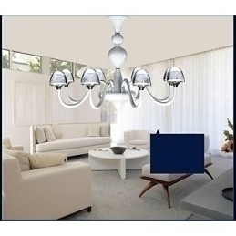 Designer Touch Decorative Modern Minimalist Creative Crystal Mushroom Pendant 8